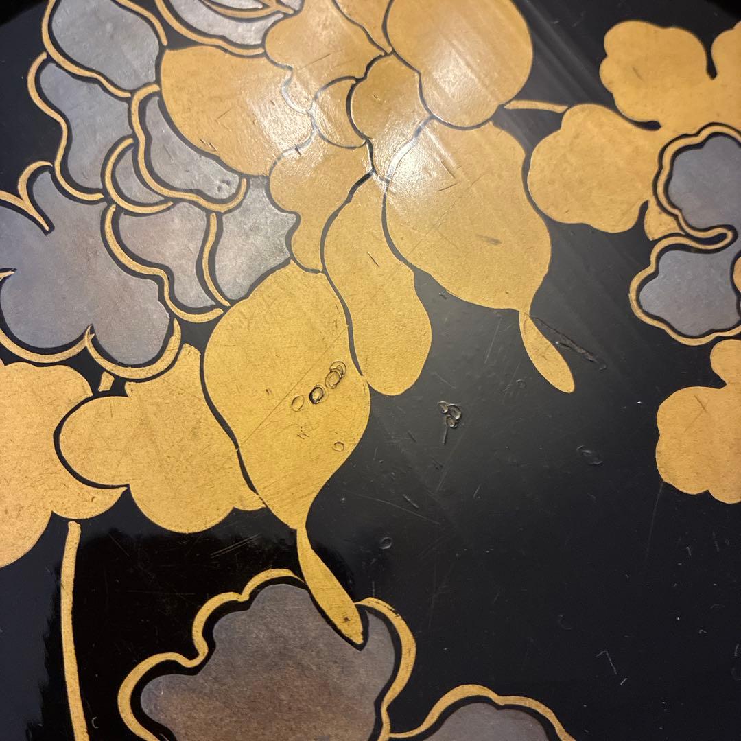 y*k様 最終価格　漆器　丸盆　3枚　江戸期