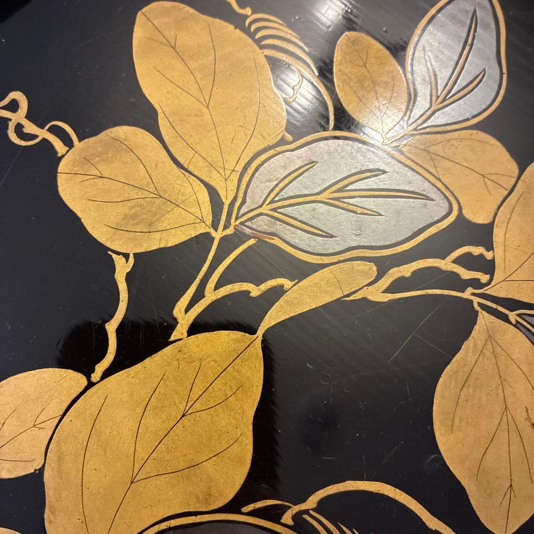 y*k様 最終価格　漆器　丸盆　3枚　江戸期