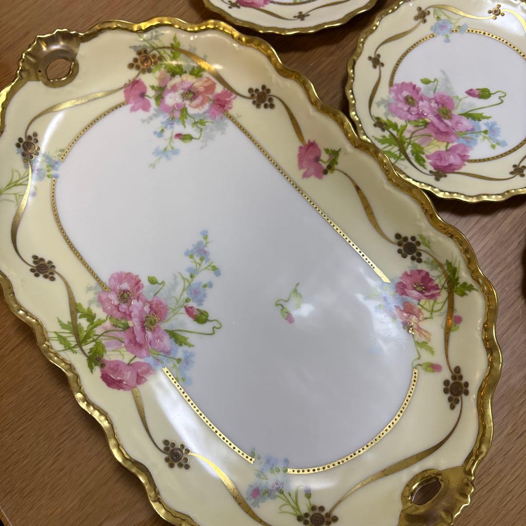 リモージュ　大皿1枚小皿12枚セット　まとめ売り