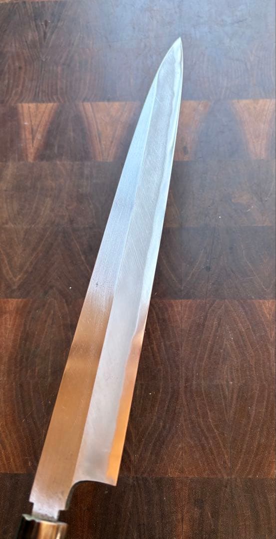 刀鍛冶　水野正範　霞　柳刃　270mm 包丁　 白鋼　9寸　和包丁　堺打刃物