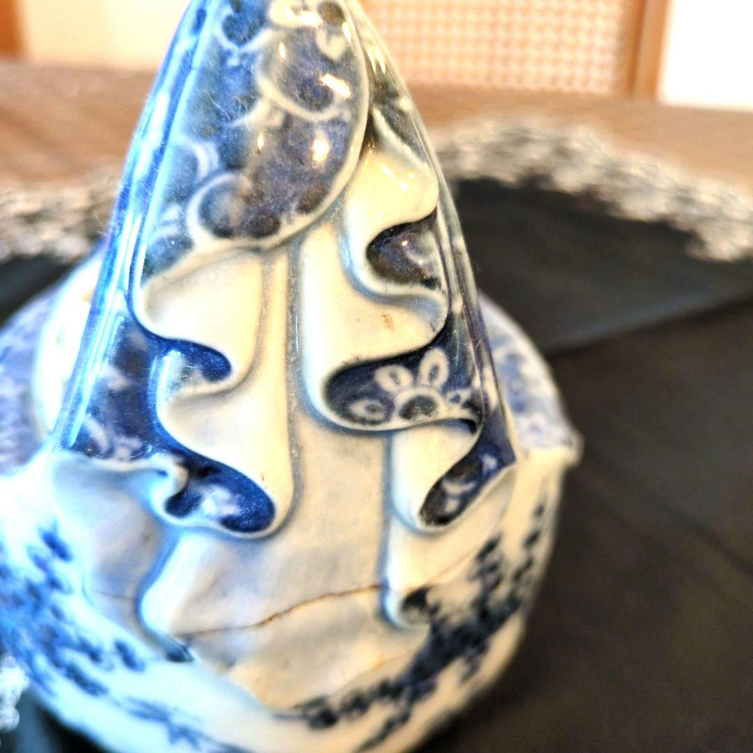 香炉　三川内焼　伝統工芸品　　　茶道　献上品