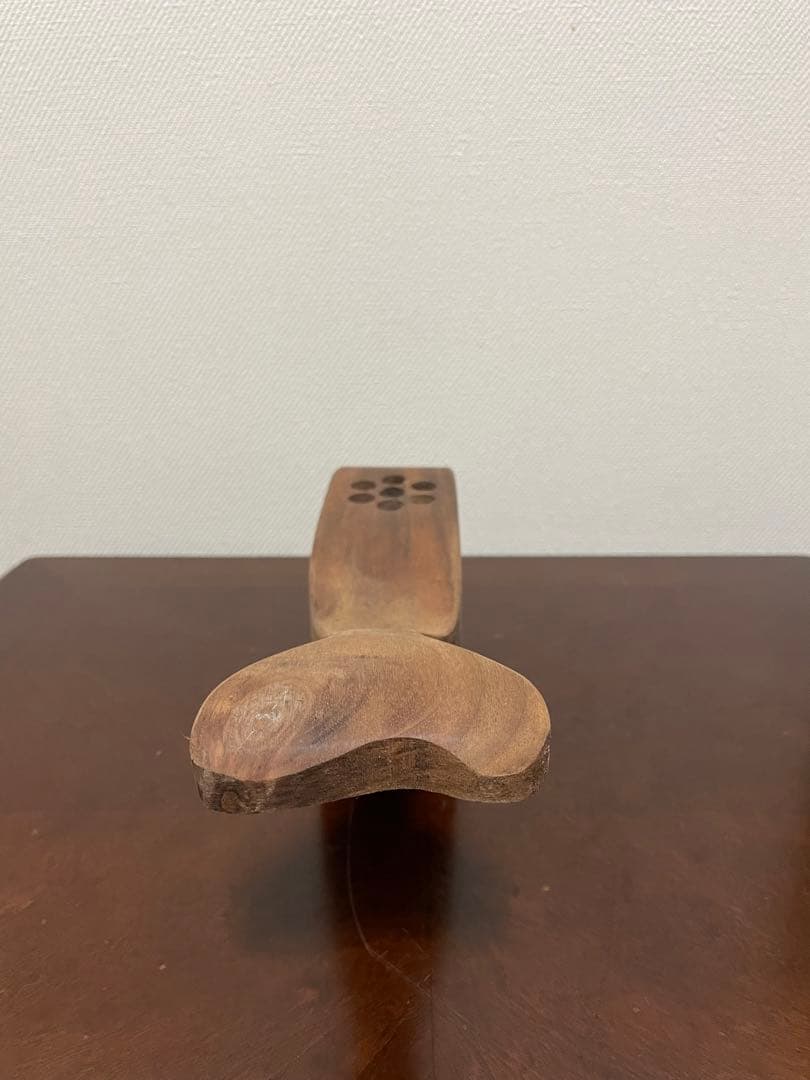 クジラ型ツールスタンド（大）ウォルナット材　ナンタケットバスケット