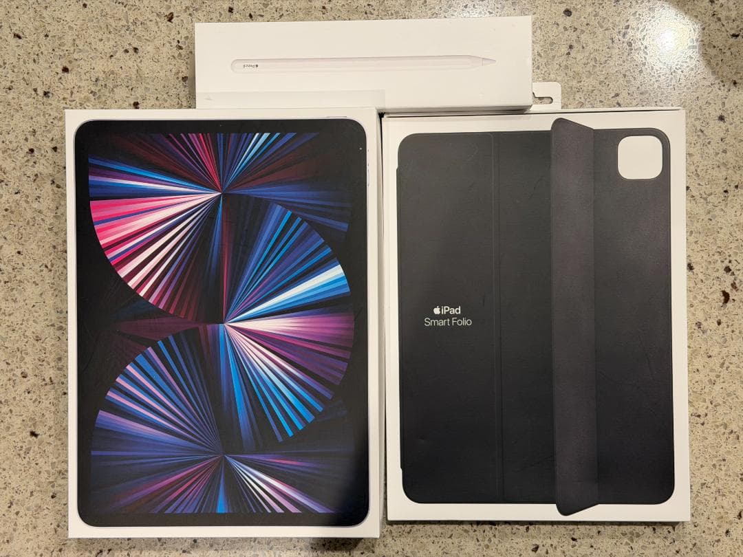 iPad Pro M1 11 256GB+アップルペンシル+スマートフォリオ