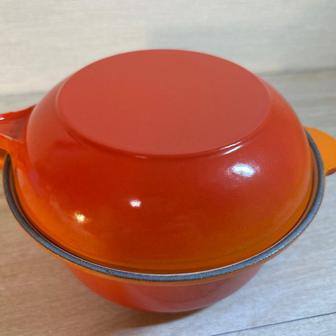 ルクルーゼ　マルチファンクション　オレンジ　18cm 片手鍋