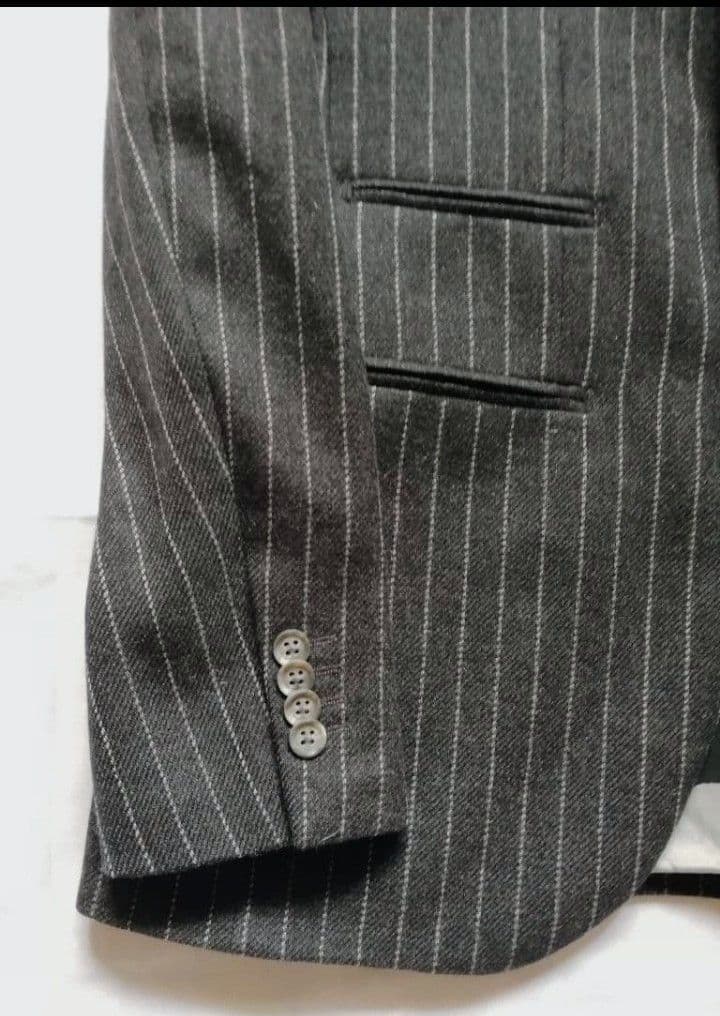 HYDROGEN ハイドロゲン　カシミヤ　ストライプ柄ジャケット