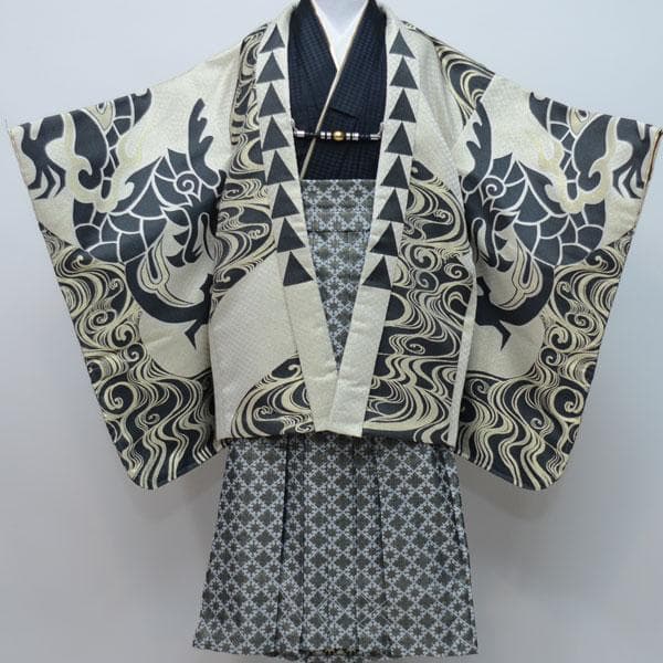 七五三 5歳 5才 新品 羽織 袴 着物セット 日本製 おりびとNO22805