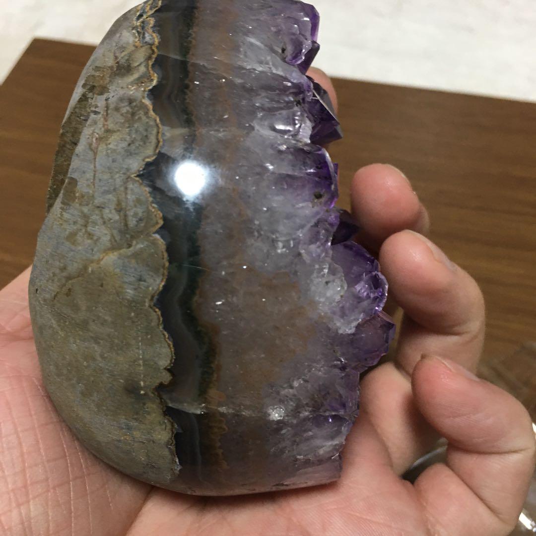 新品　高品質アメジストクラスター原石（恐竜の卵幸運水晶收藏品）送料無料