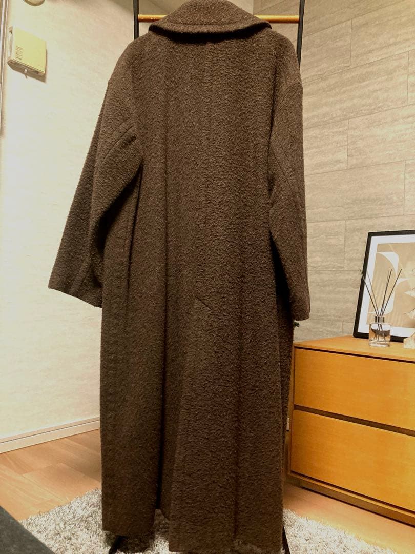 Demi-Luxe BEAMS ナッピングウールダブルブレストコート