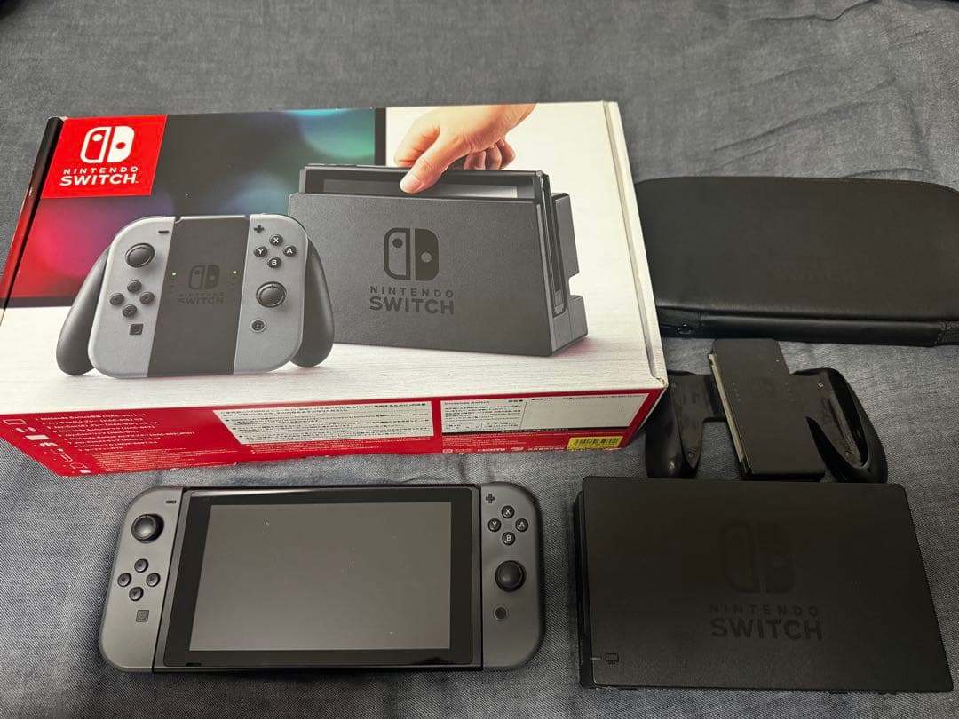 nintendo switch グレー