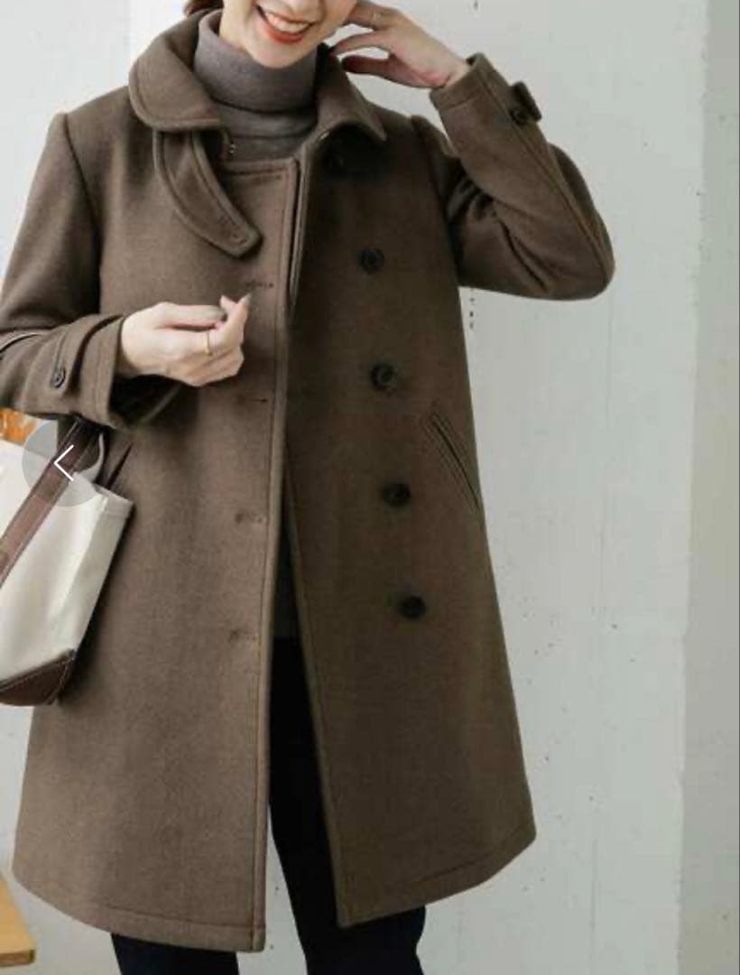 試着のみ！アーバンリサーチ　ドアーズ　ショールカラー2WAYロングコート