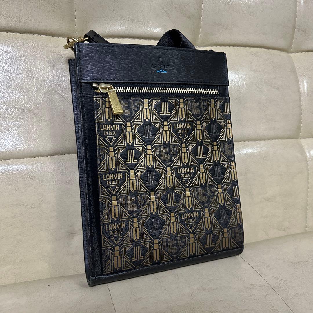 ランバンオンブルー アールデコミニショルダーバッグ 135周年記念バッグ