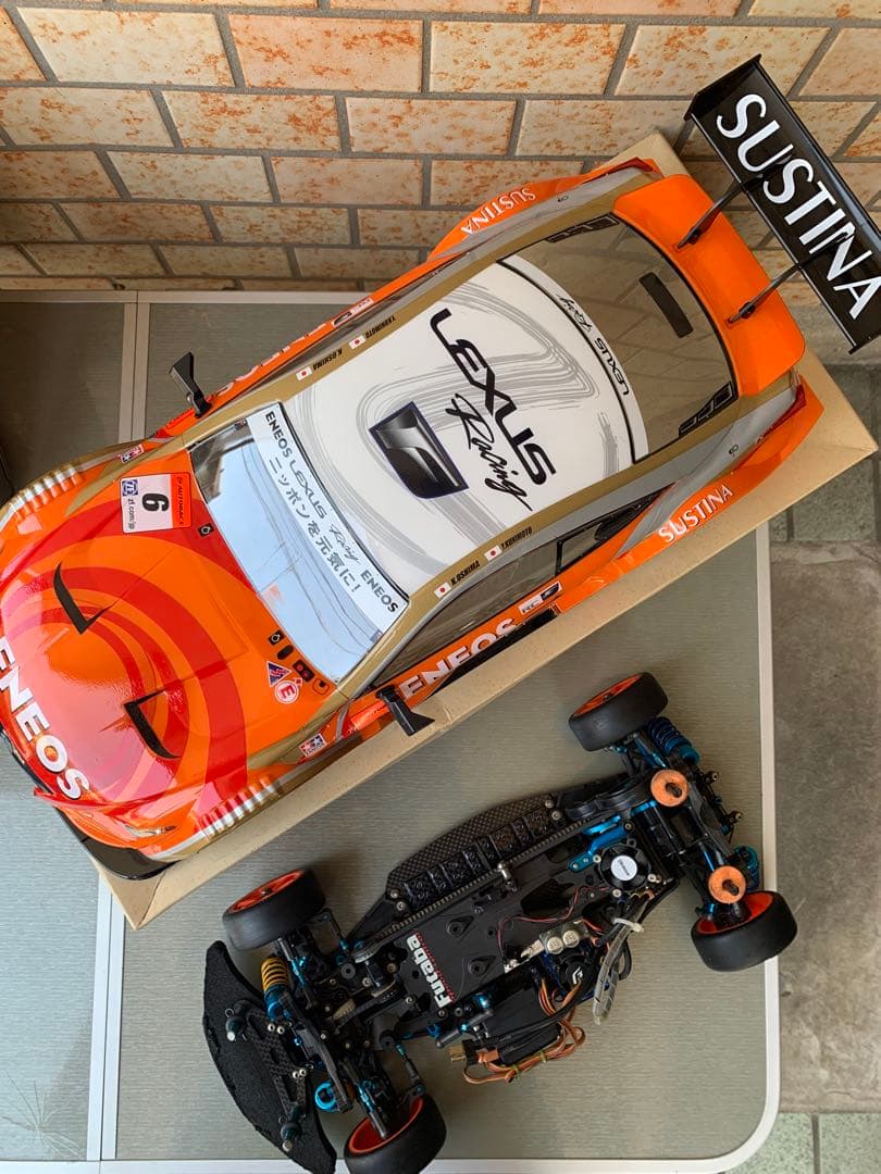 タミヤTA06 メカ付LEXUS SUSTINA 1/10未使用ボディセット