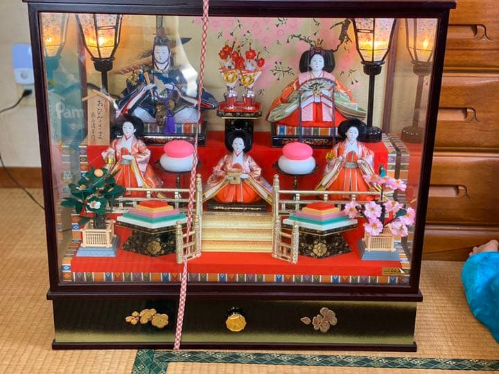 雛人形♡ガラスケース♡オルゴール付き♡