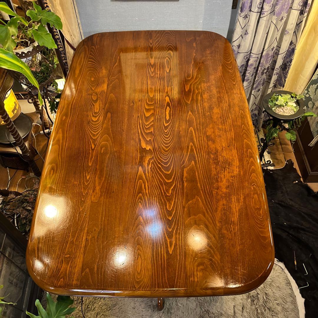 70’s オールド　ヴィンテージ ブナ　ソリッド　ダイニングテーブル　北欧