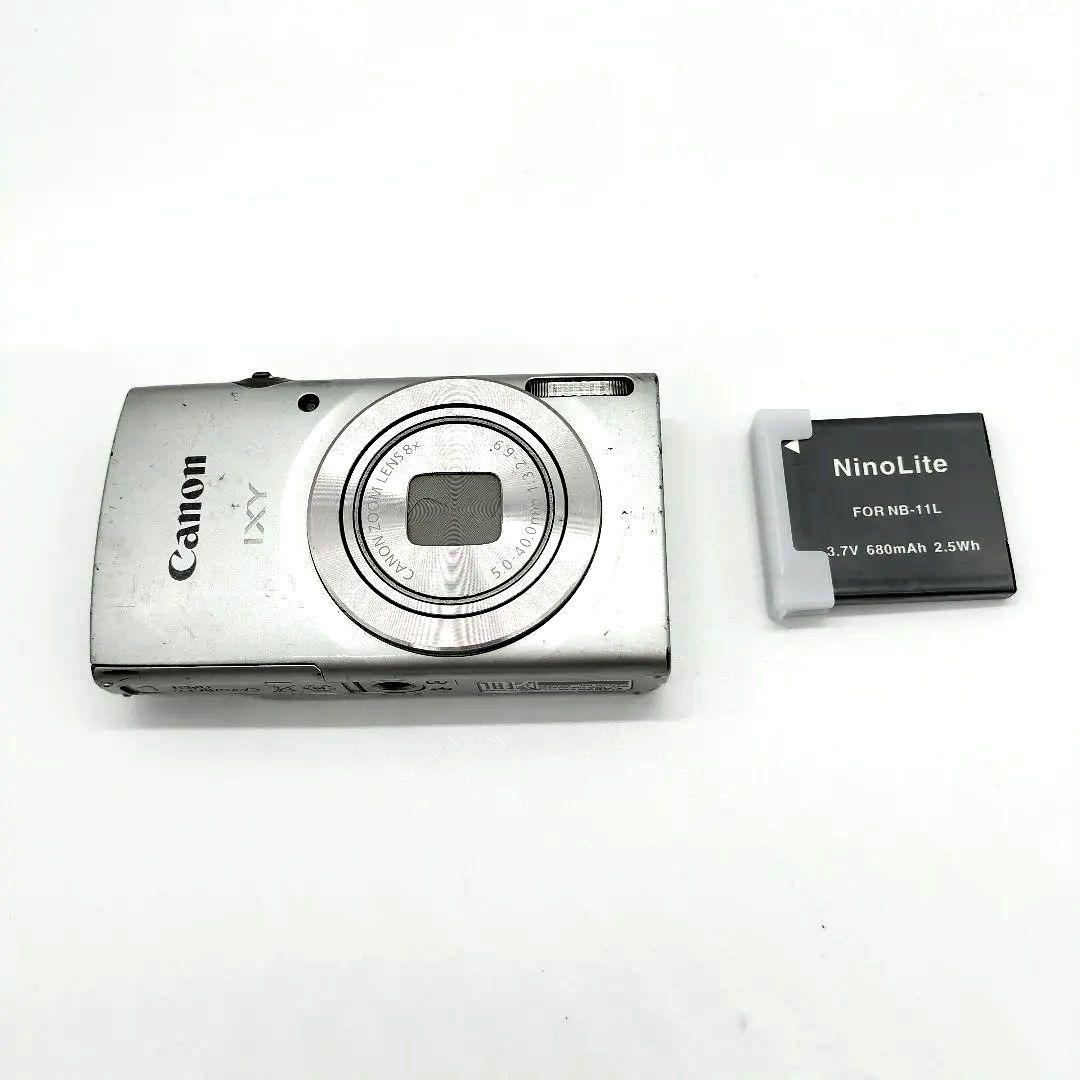 【動作品】Canon IXY200　シルバー デジカメ　①