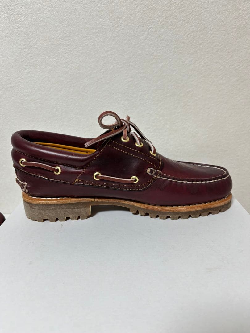 Timberland 3eye バーガンディ　実質27㌢前後です‼️