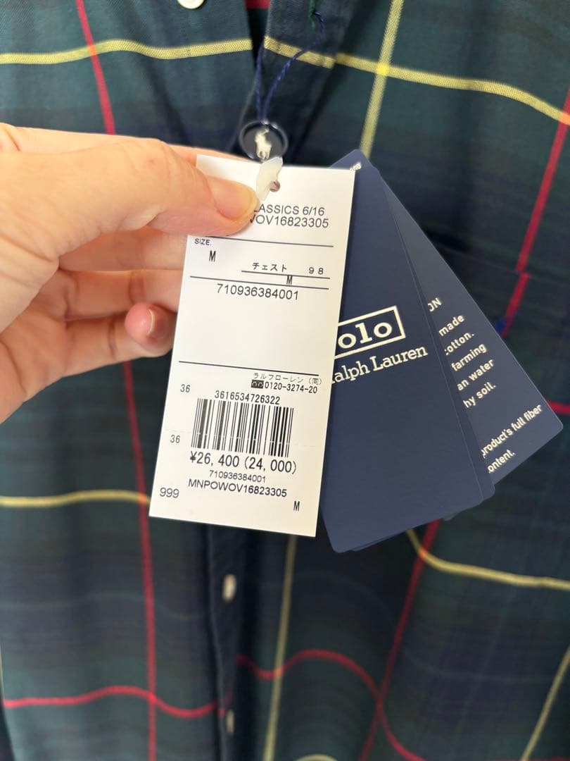 新品タグ付き　ポロ　ラルフローレン　シャツ　Ralph Lauren